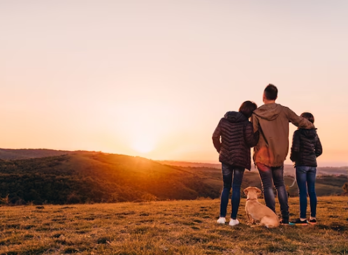 PERRO Y FAMILIA