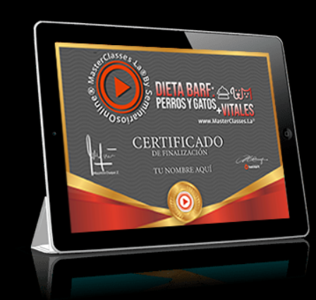 Certificado de Dieta Barf vitales