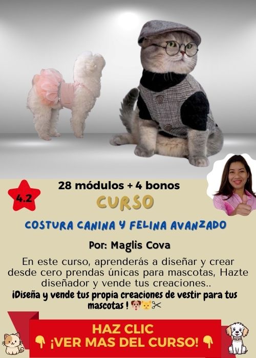 curso costura canina y felina cin maglis cova 1